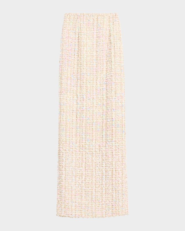 Tweed Maxi Skirt